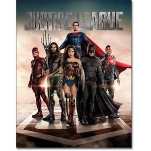 Justice League Tin Sign